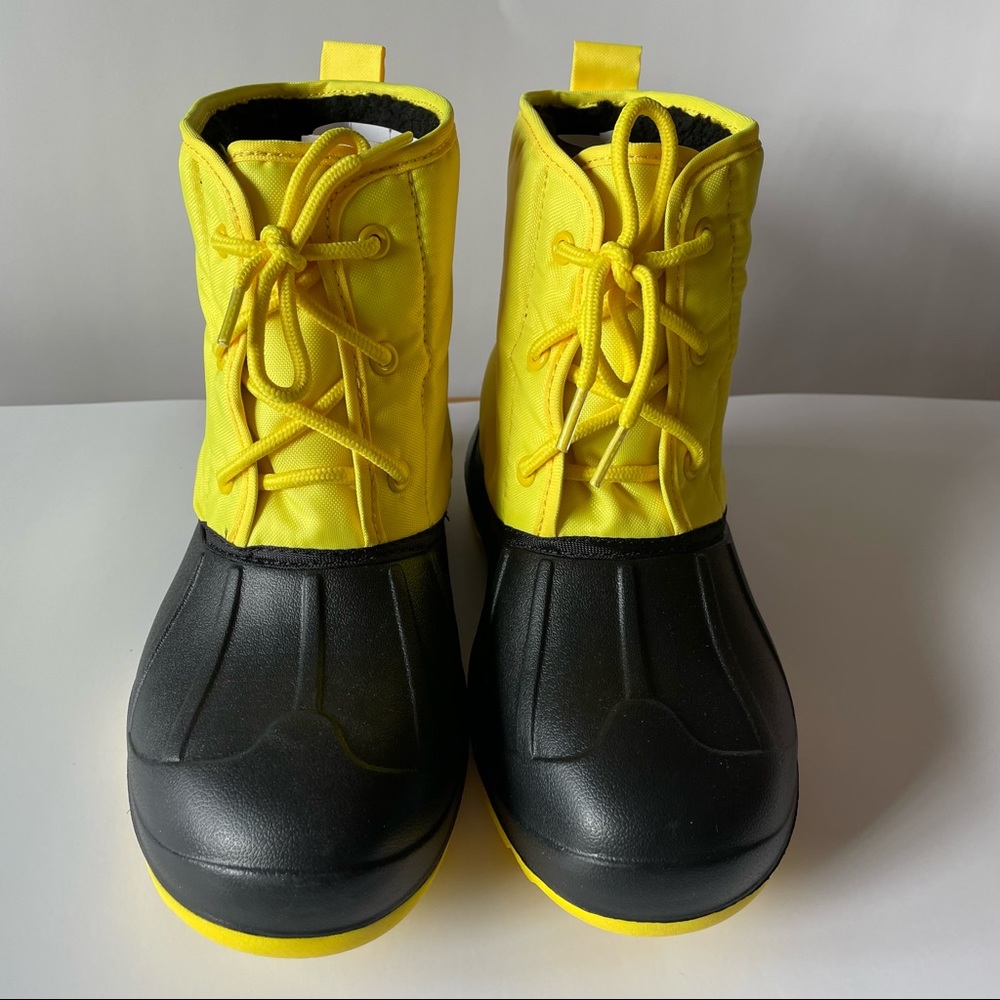 Kids Rain Lace-up Boots Yellow Size 3/6